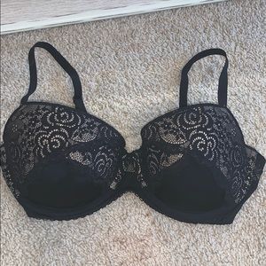 Black Lace Bra